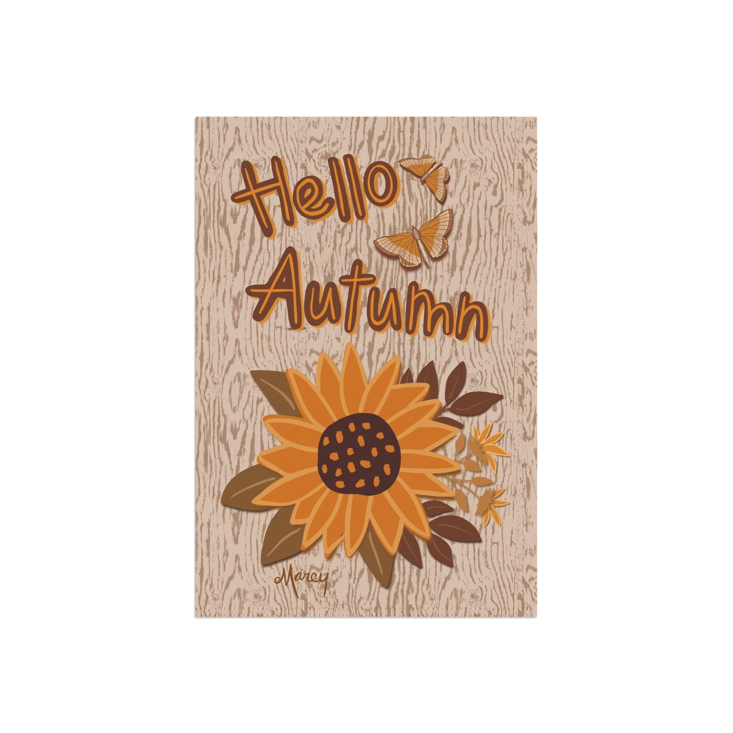 Hello Autumn Garden & House Banner