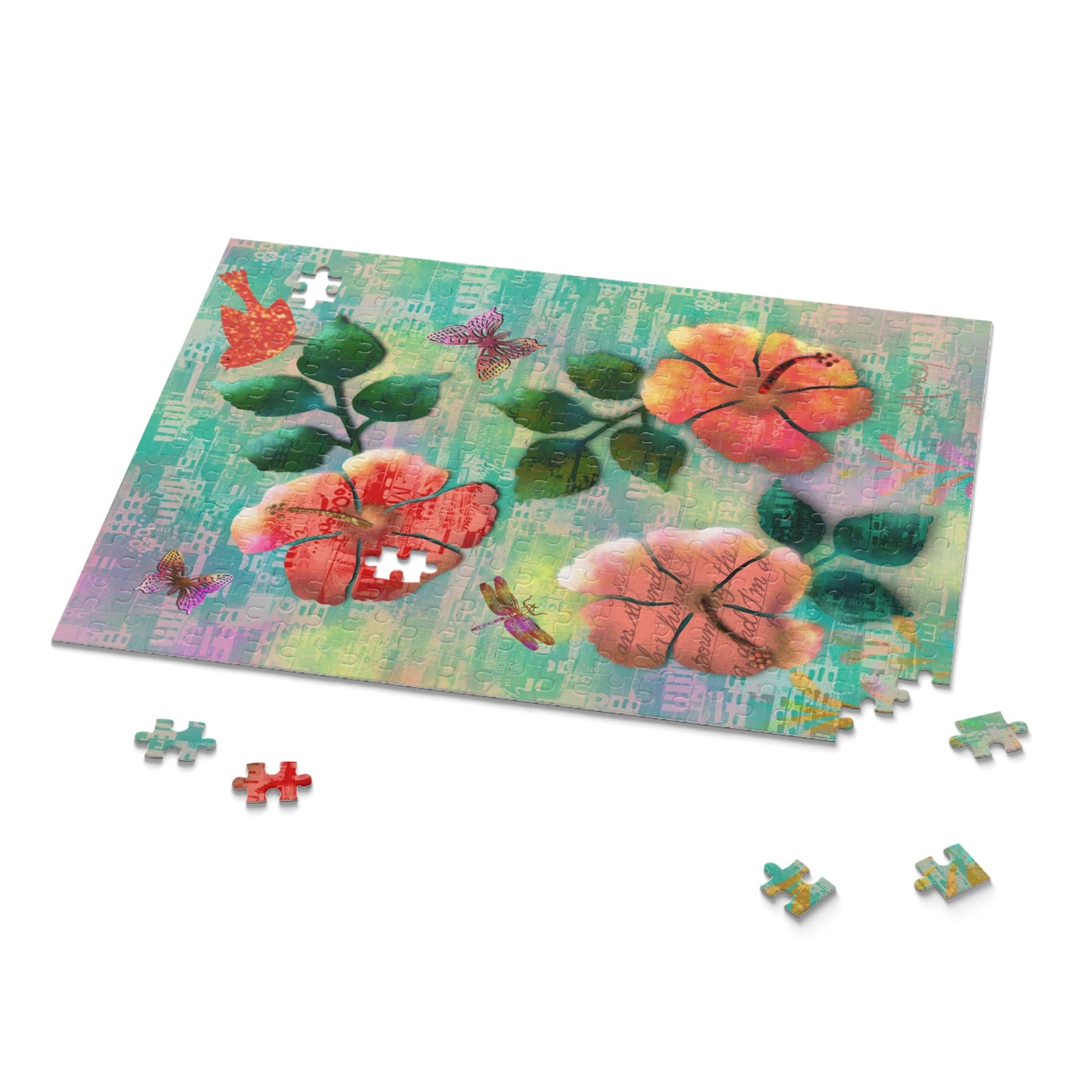 Magical Hibiscus Garden Puzzle (120, 252, 500-Piece)