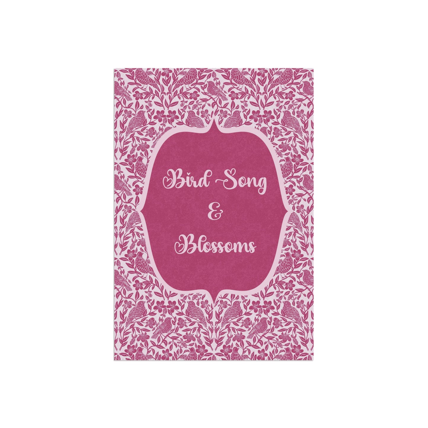 Bird Song & Blossoms Garden Banner