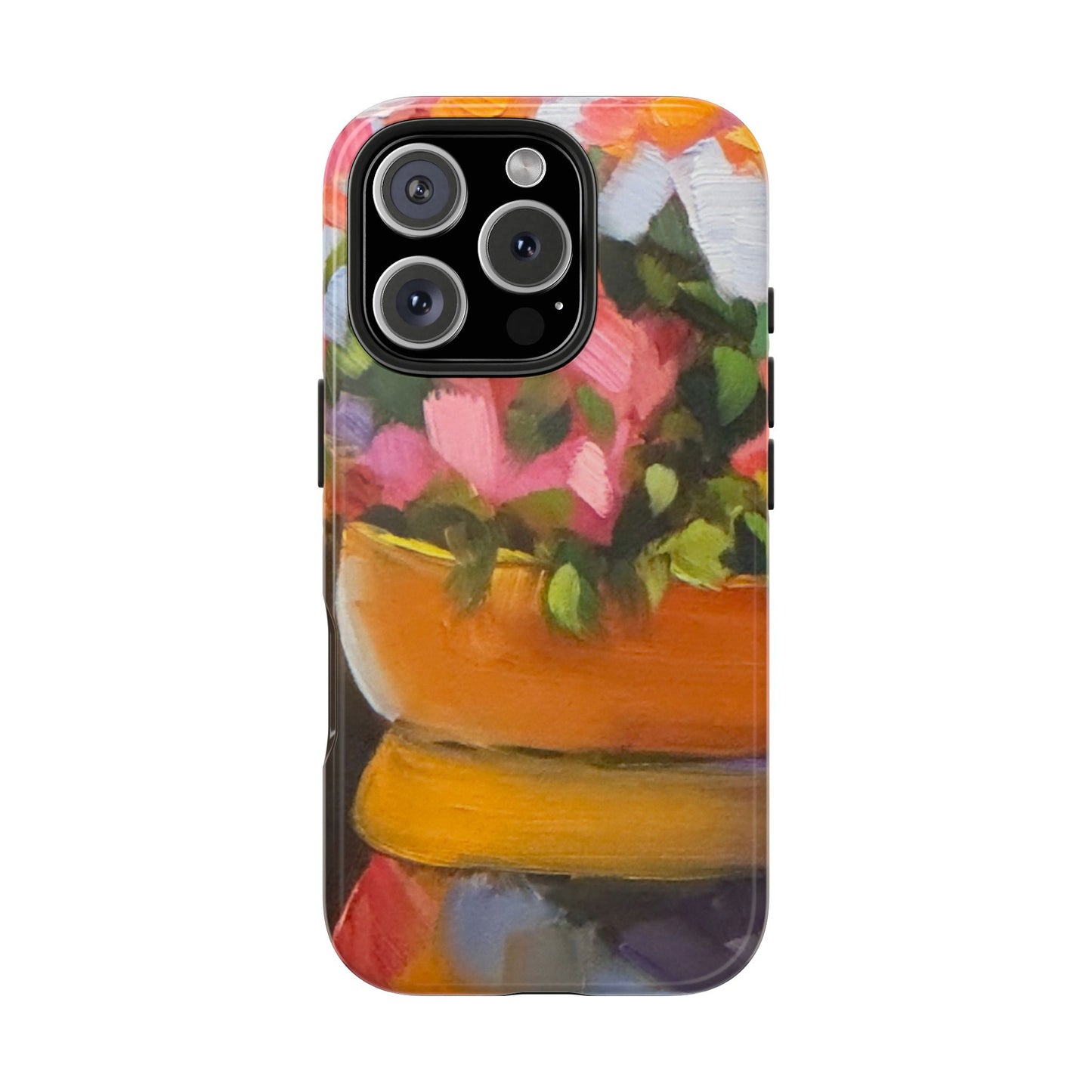 Flower-Filled Clay Pots Tough Phone Cases