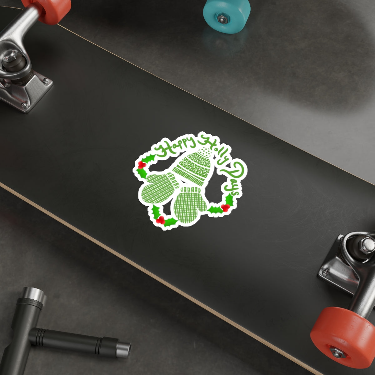 Winter Hats & Mittens Die-Cut Stickers