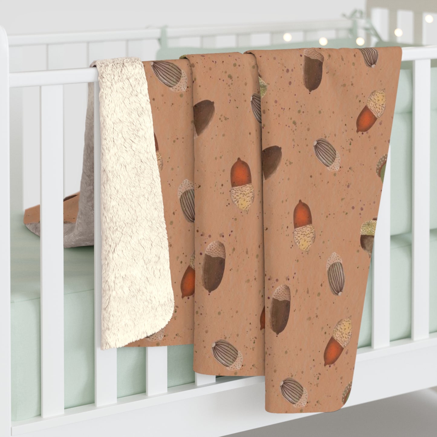 Acorns Sherpa Fleece Blanket