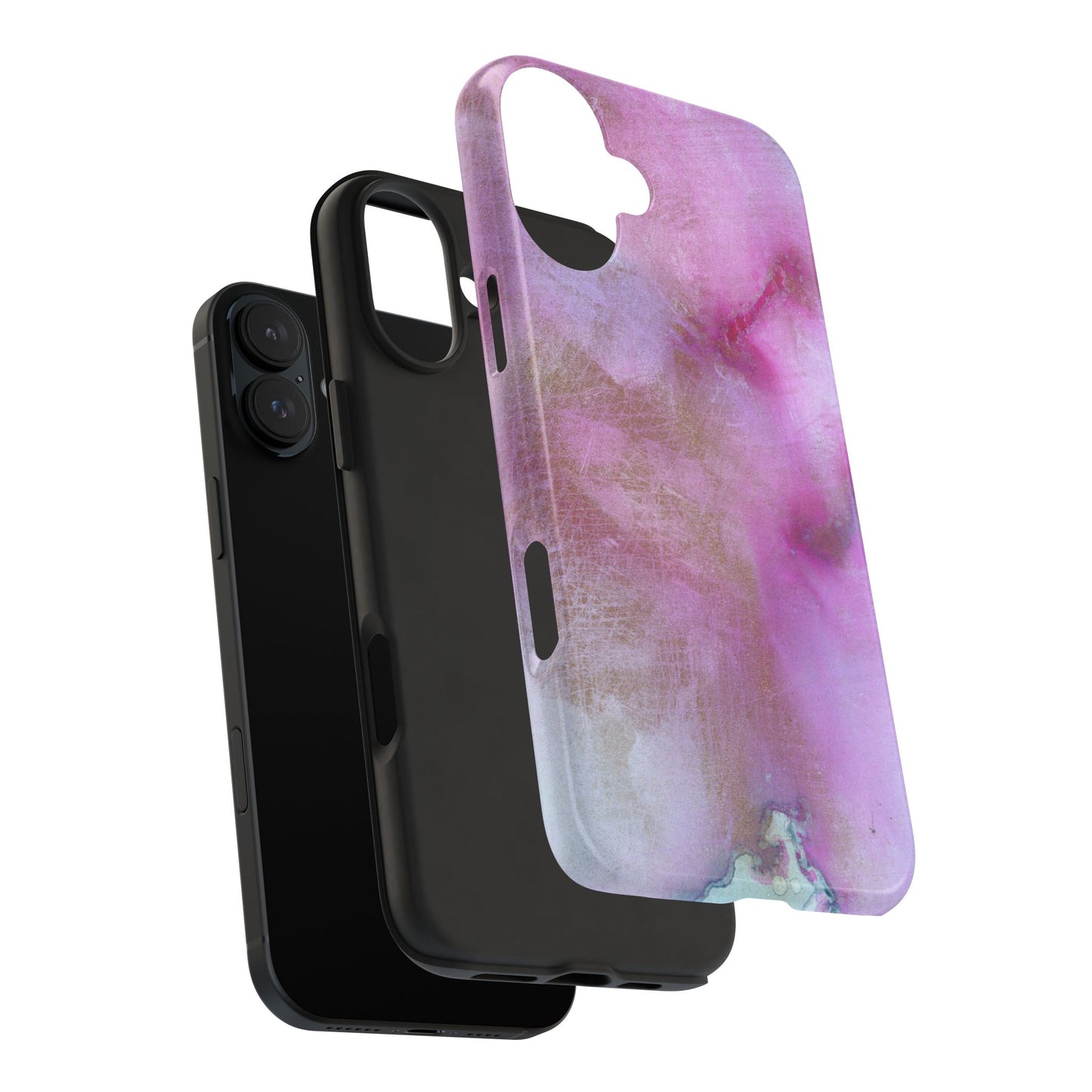 Abstract Soft Pinks Tough Phone Cases