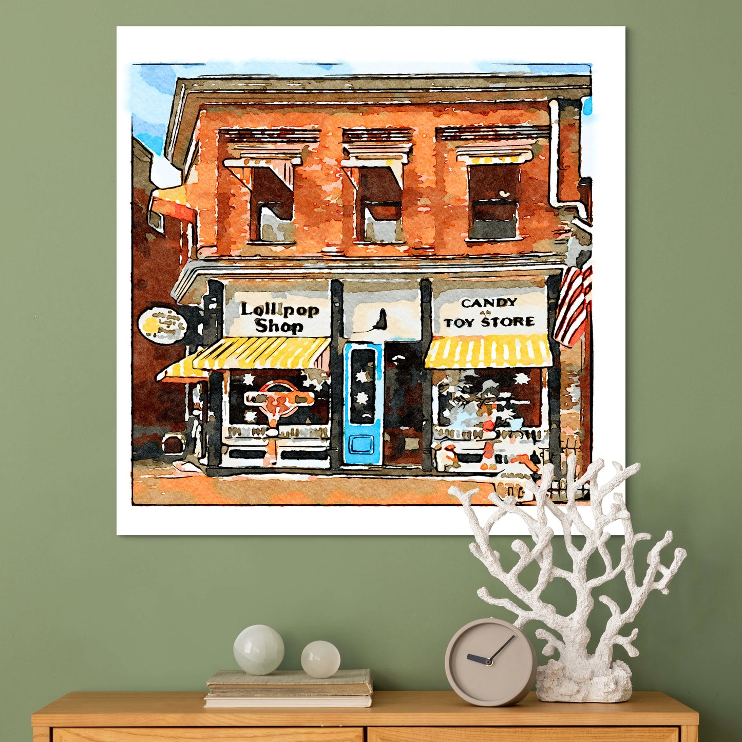 Lollipop Shop, Jonesborough, TN — Premium Matte Paper Poster