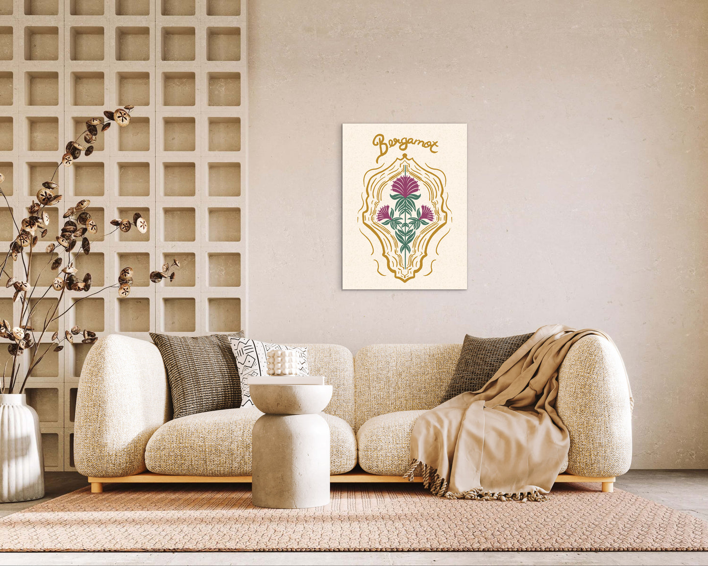 Bergamot Flowers — Premium Matte Paper Poster