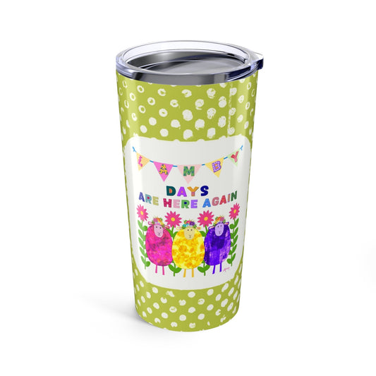 Lamby day are here again collage travel mug