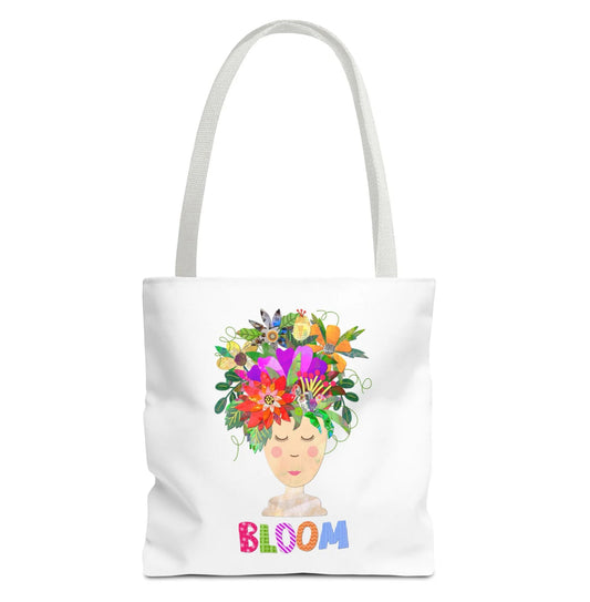 BLOOM! Collage tote bag