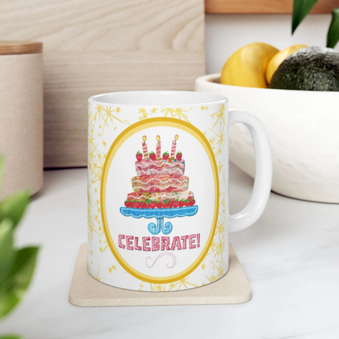 Celebrate! Collage Ceramic Mug