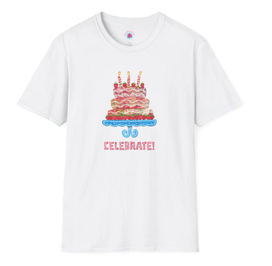 Celebrate! Collage t-shirt