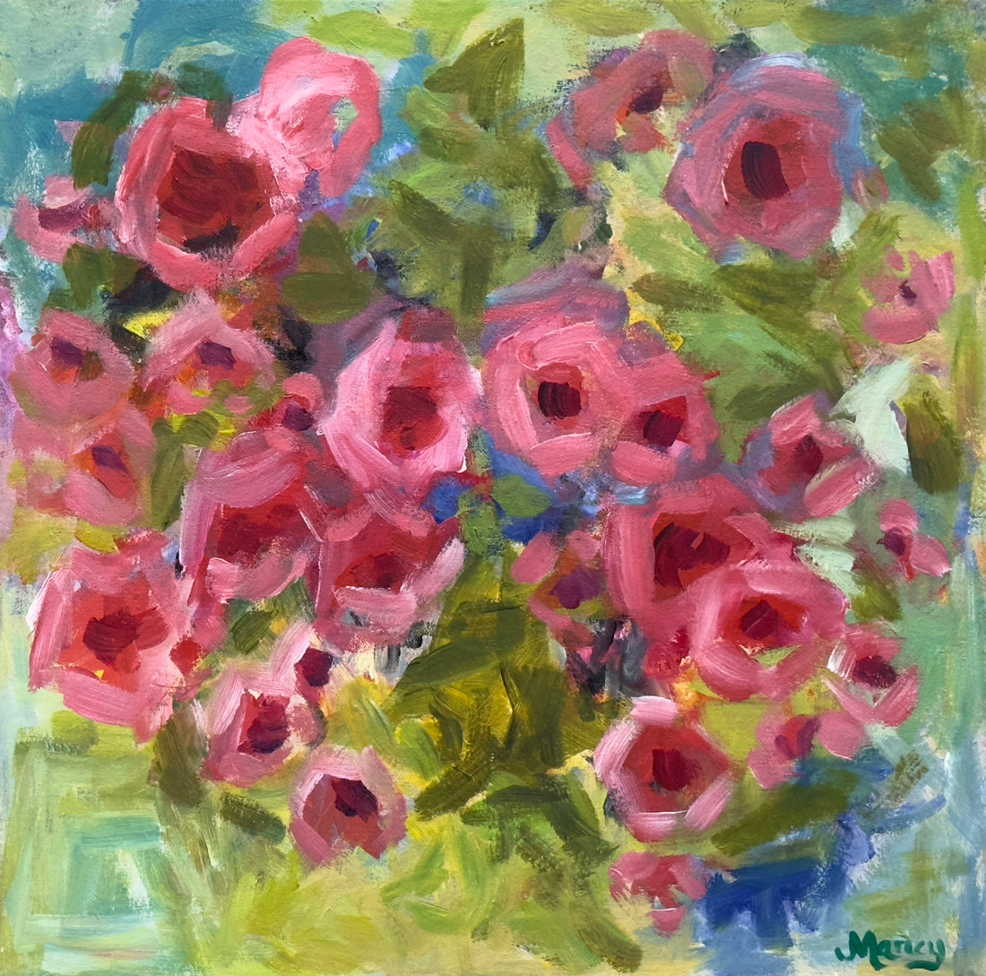 Pink Impressionist Roses