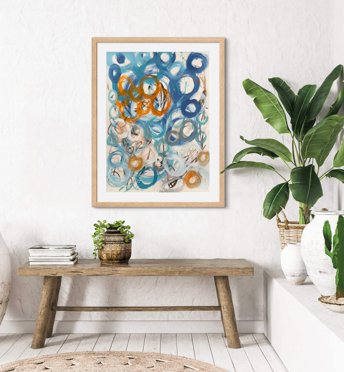 Running Around in Circles - An Exciting New Abstract Framed Print in the Shop