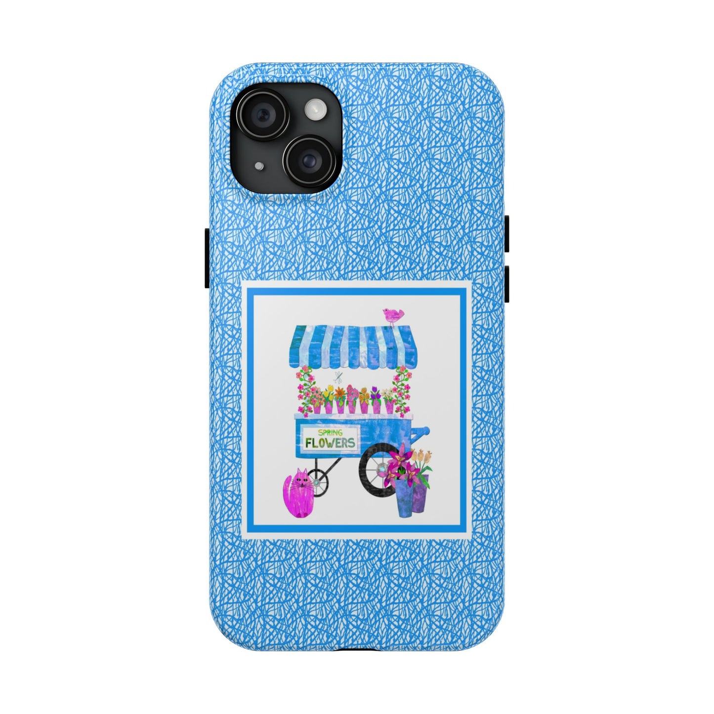 Spring Flower Cart Collage Tough Phone Cases