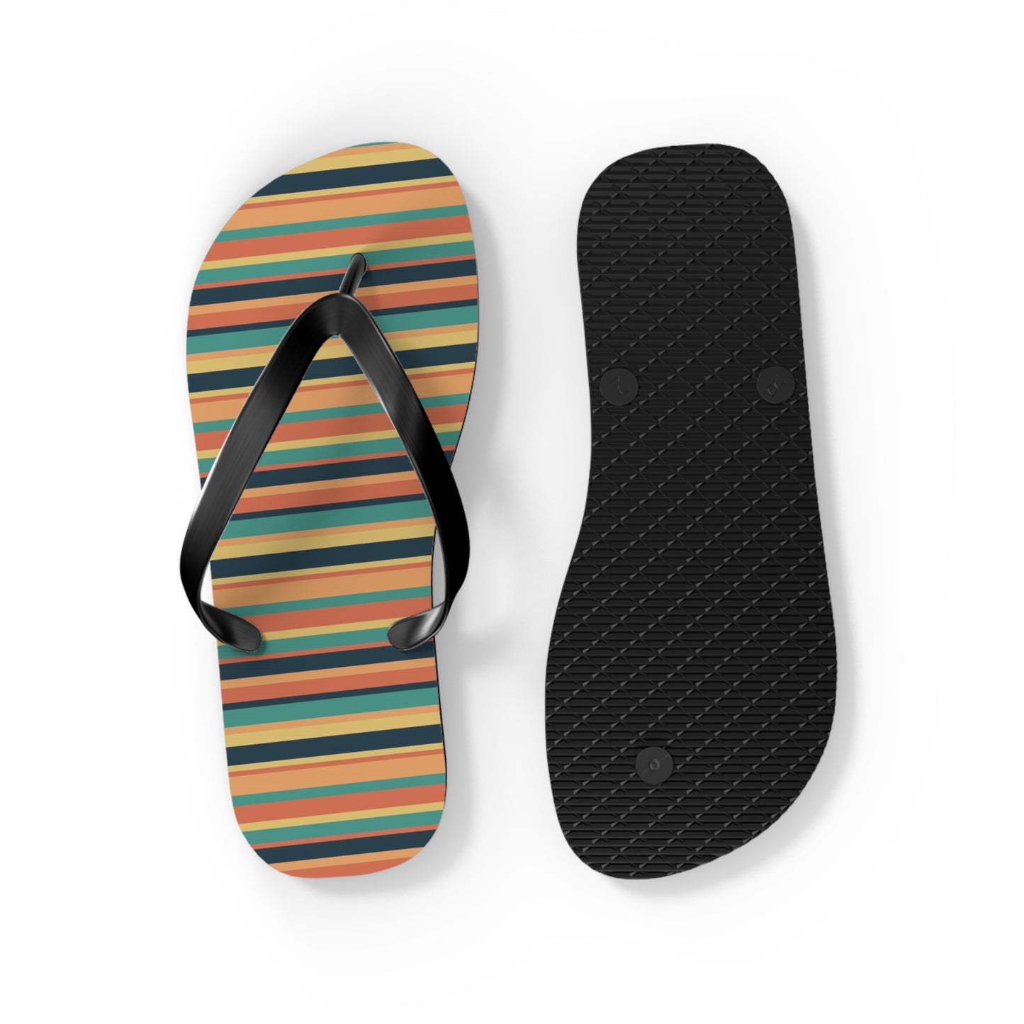 Sunbaked Stripes on Flip Flops