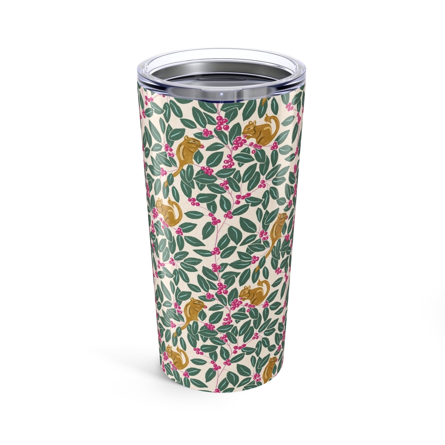 Wintergreen and Chipmunks Tumbler