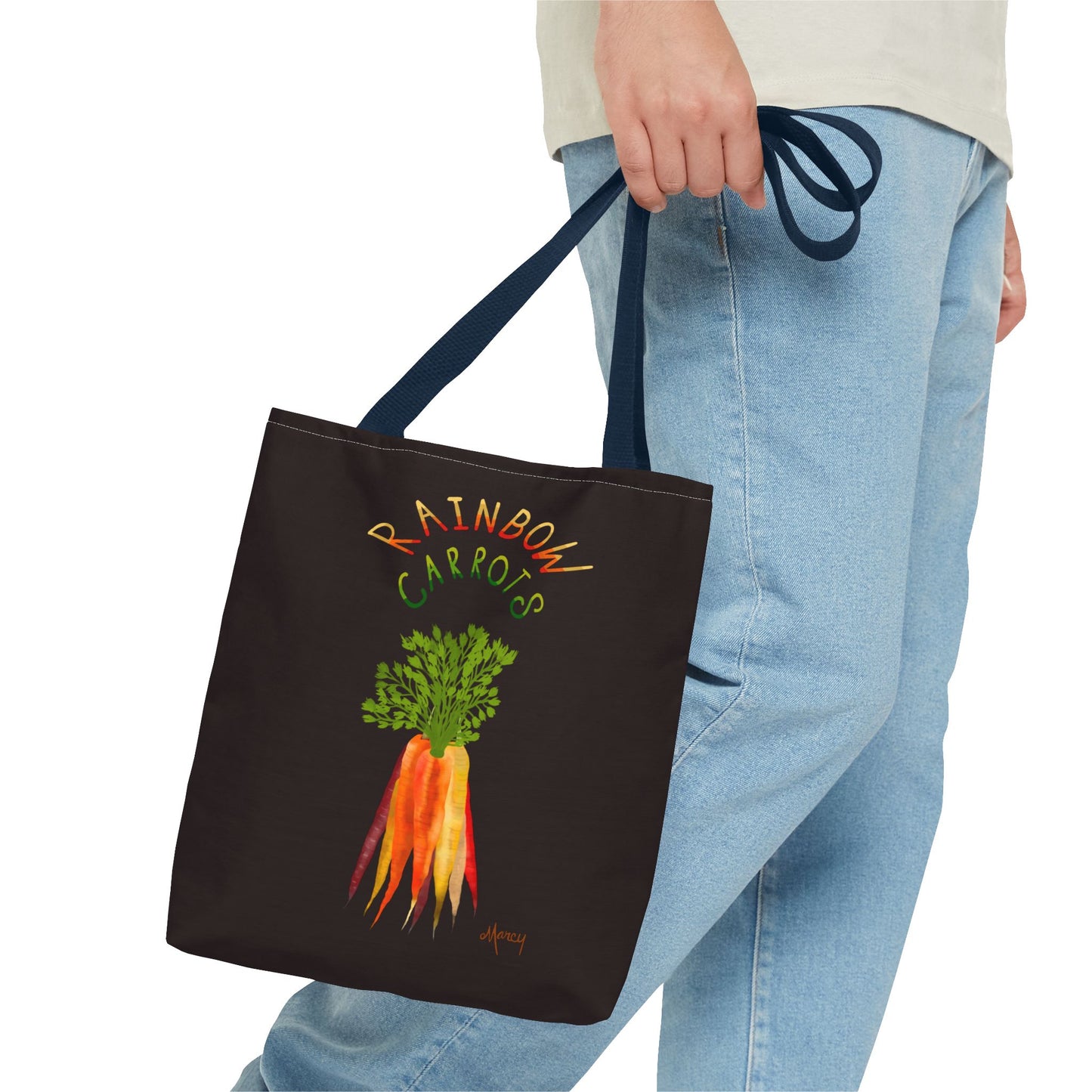 Rainbow Carrots Tote Bag