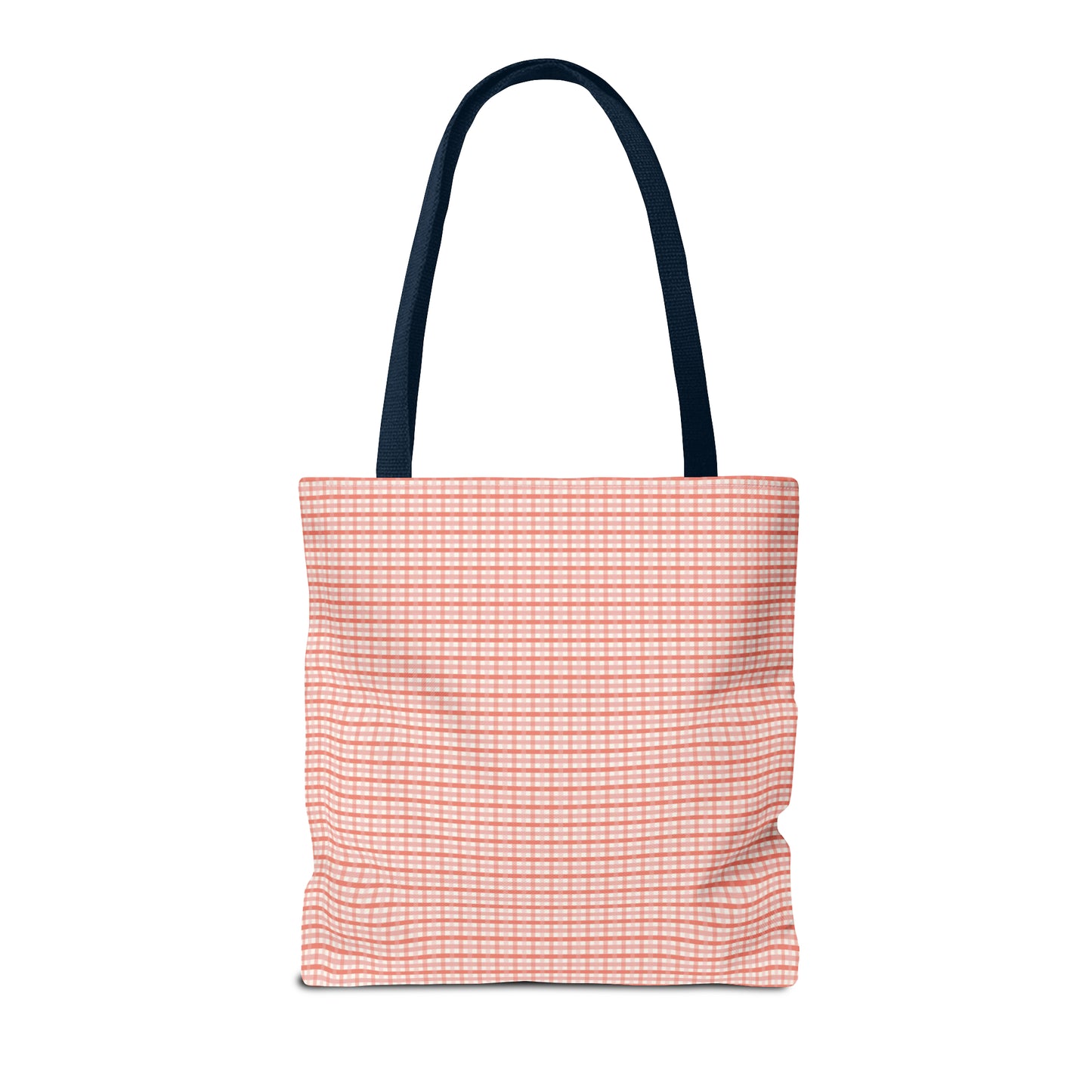 Beach Checks in Coral Tote Bag