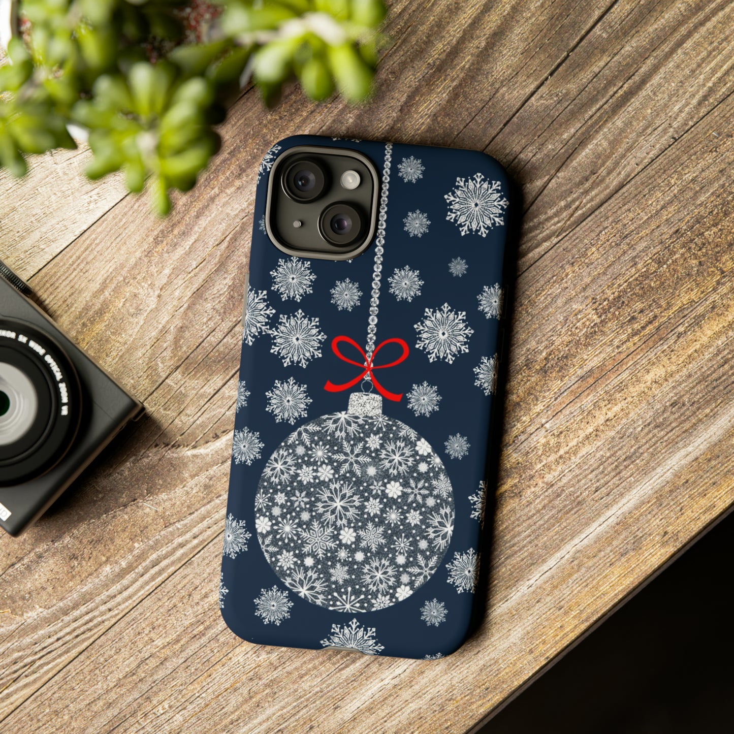 Sparkly Snowflake Bauble Tough Cases - Snowflake Bauble phone case