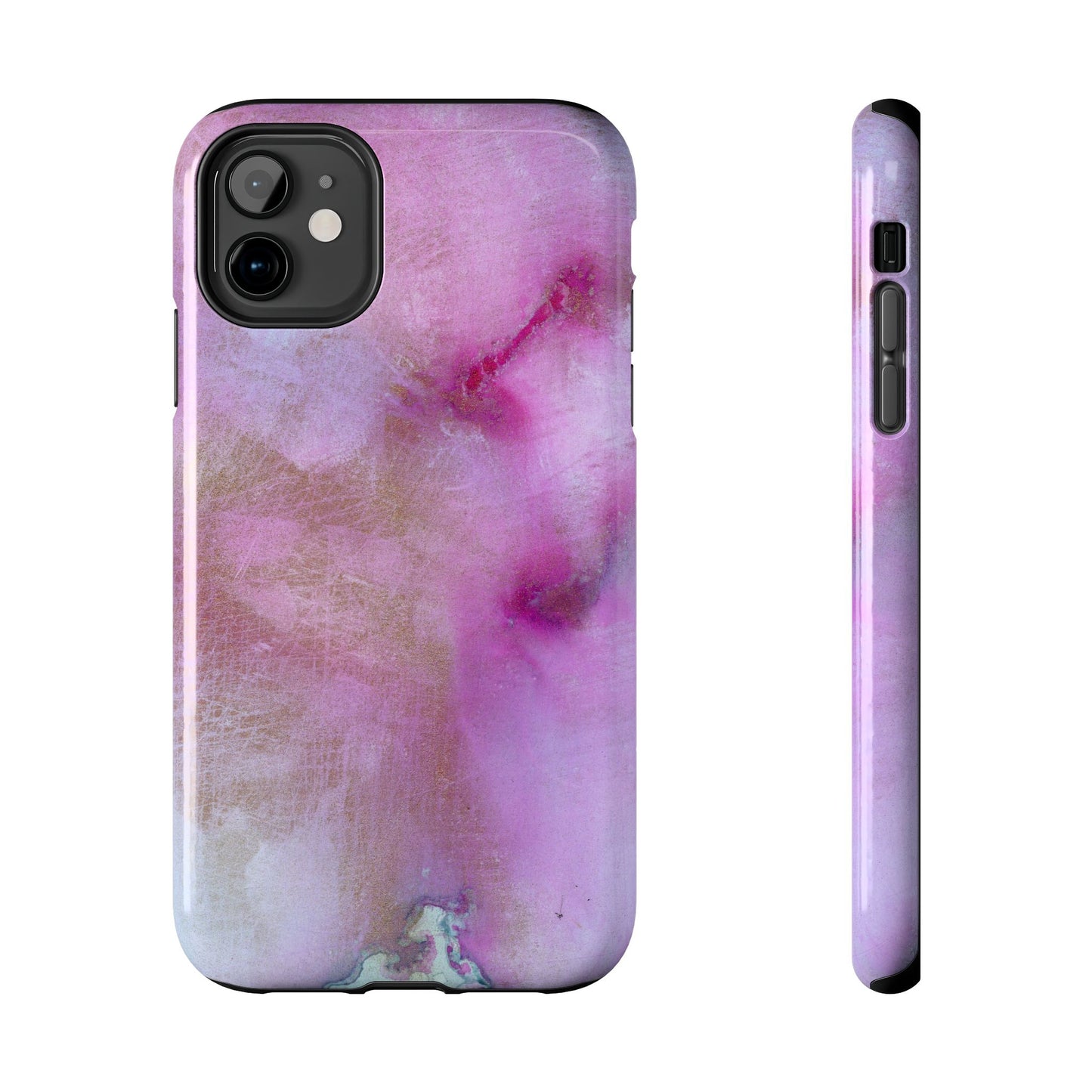 Abstract Soft Pinks Tough Phone Cases