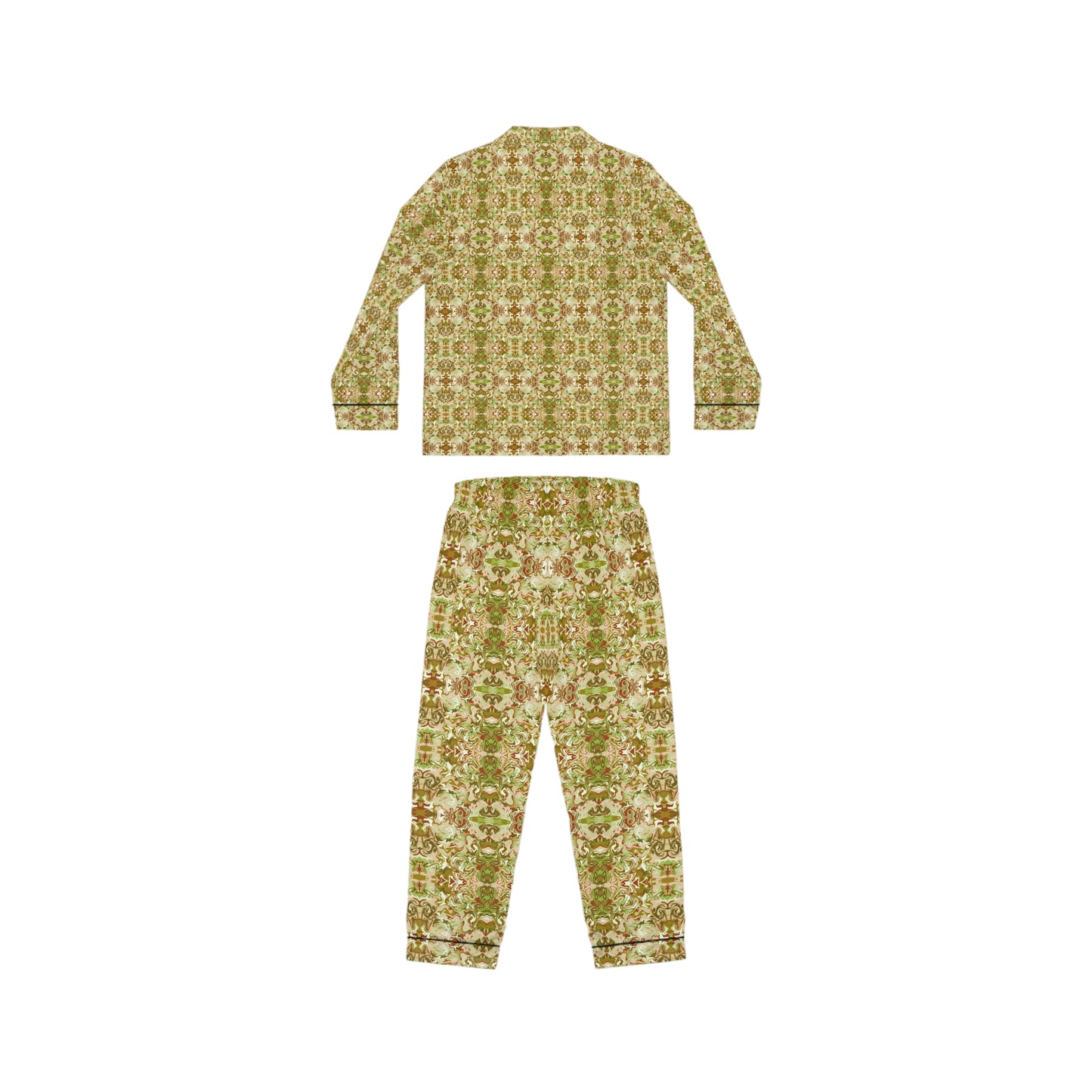 Boho Tea Garden Women's Satin Pajamas