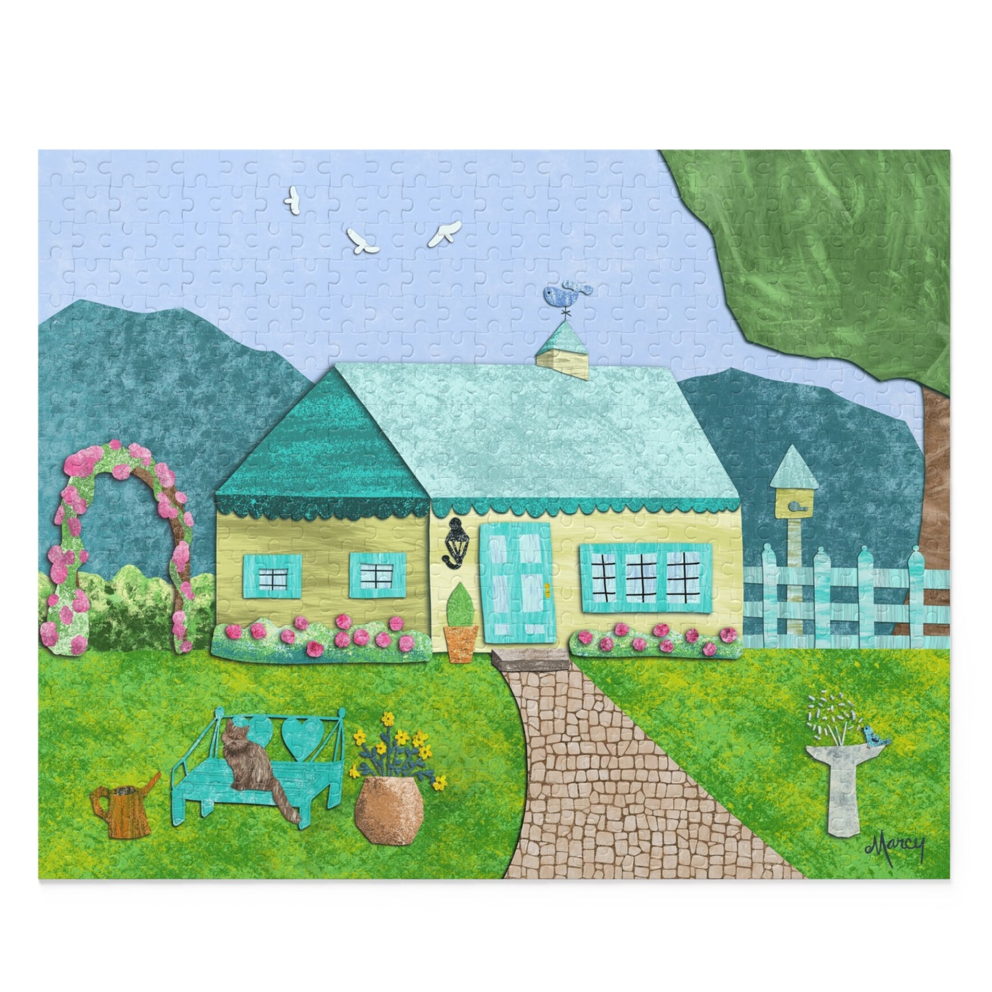 Enchanted Cottage Puzzle (120, 252, 500-Piece)