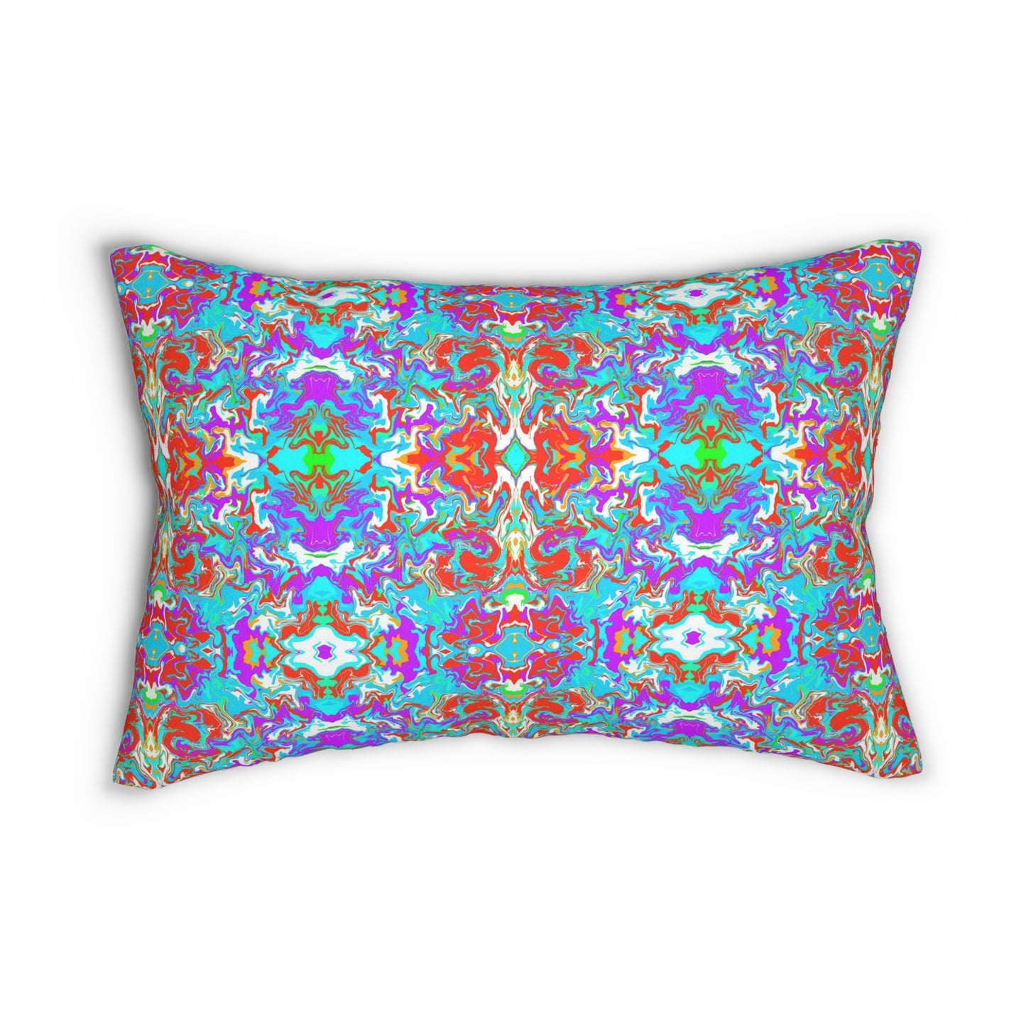 Boho Summer Spun Polyester Lumbar Pillow