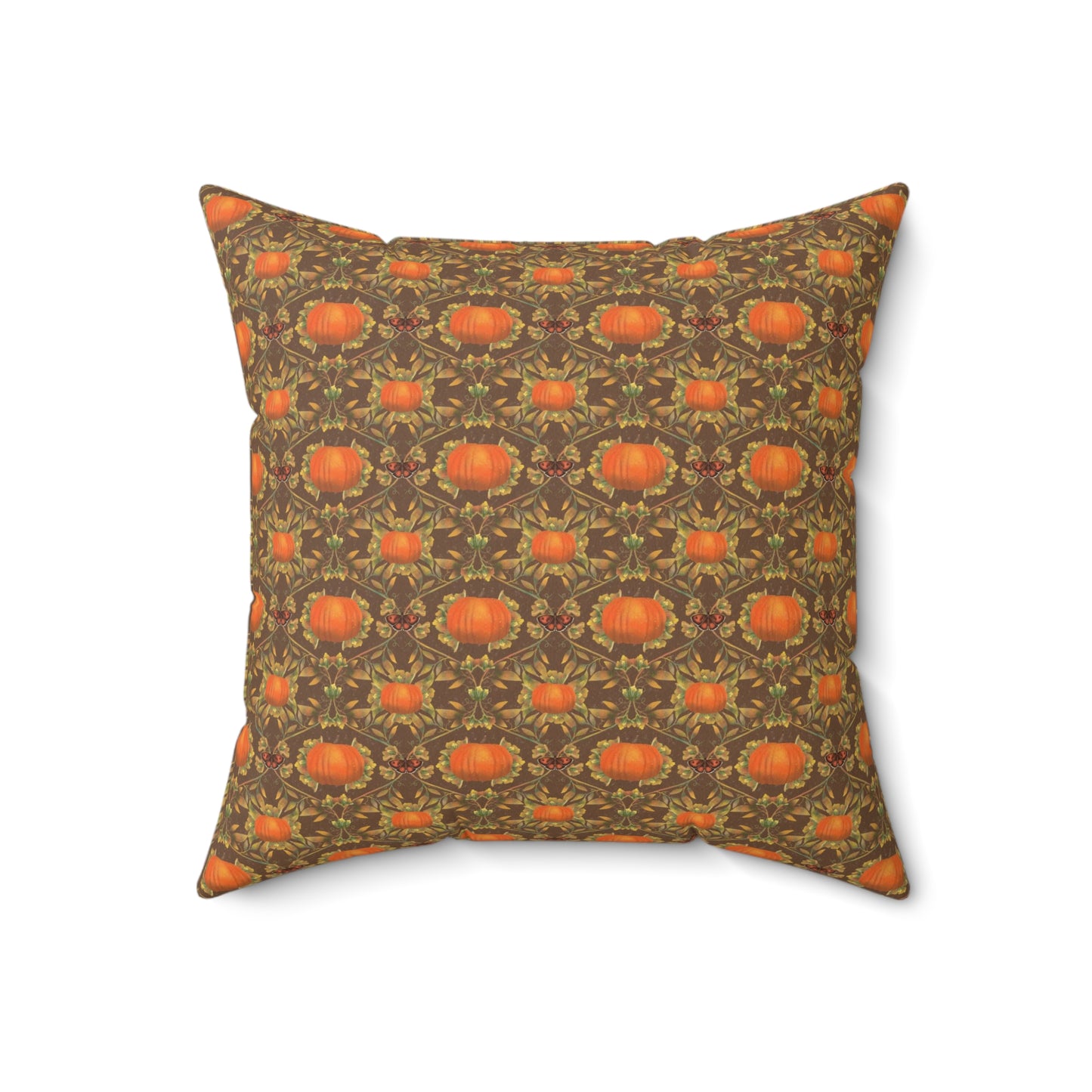 Pumpkin Patch Spun Polyester Square Pillow