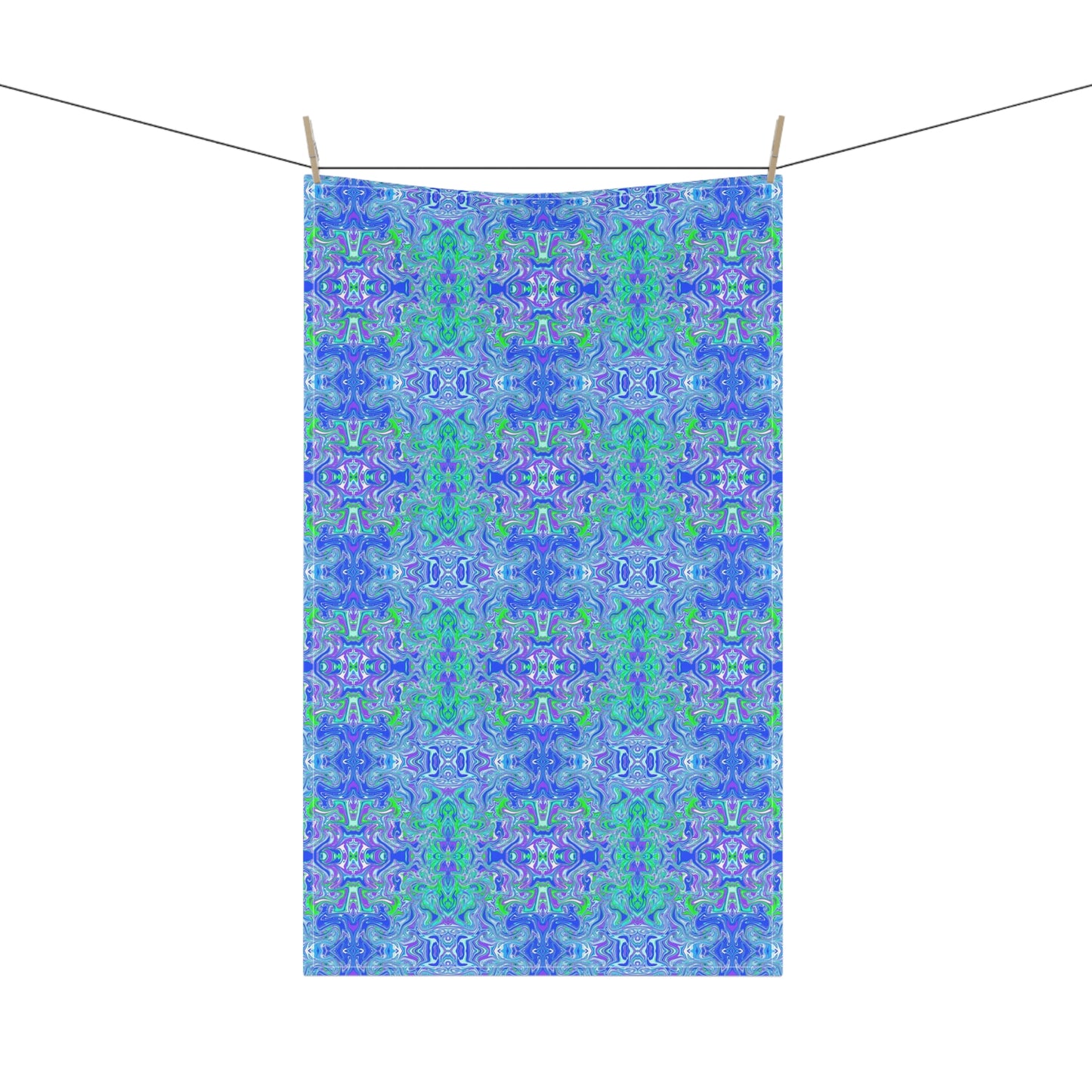 Boho Lavender Garden Kitchen Towel