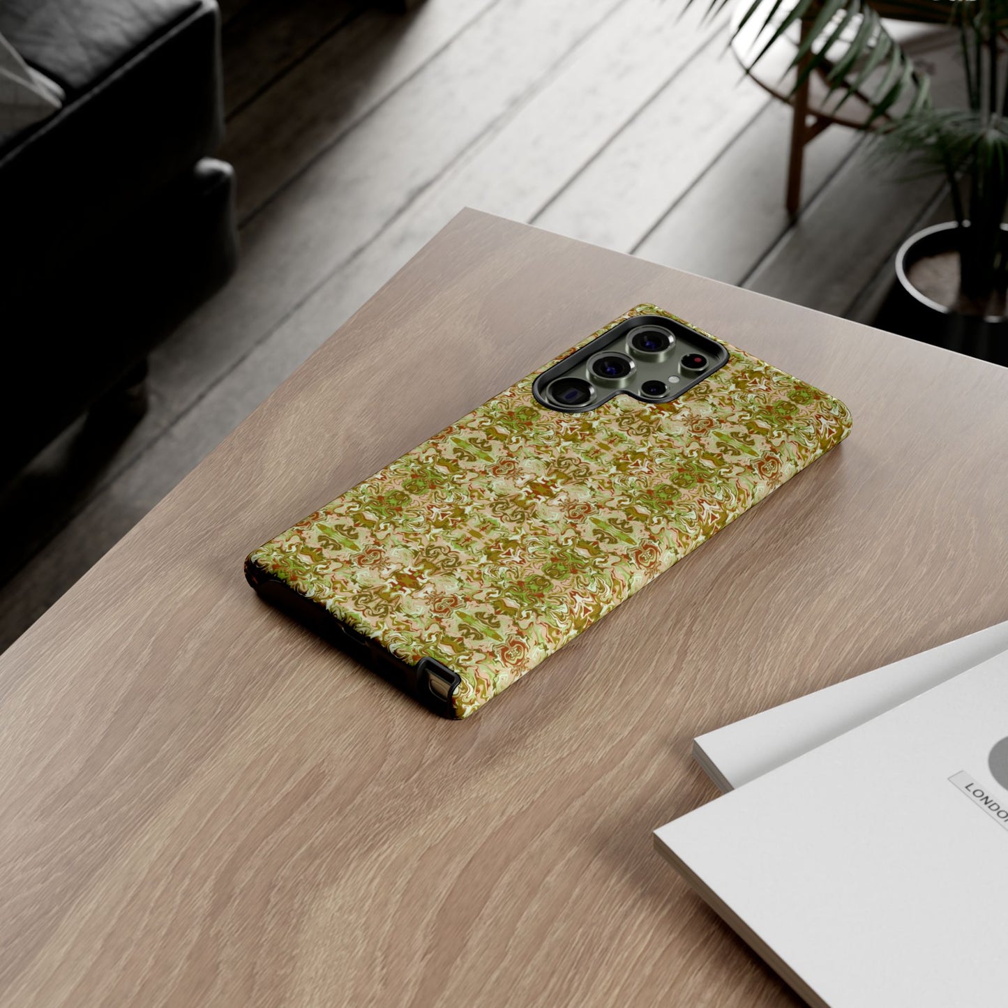 Boho Tea Garden Tough Phone Case