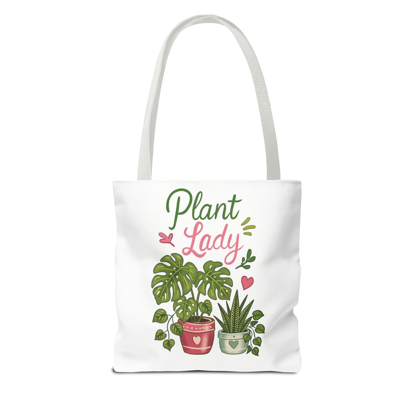 Plant Lady Tote Bag – Monsterra Potted Plant Illustration