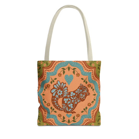 Scandi Woodland Squirrel Tote Bag