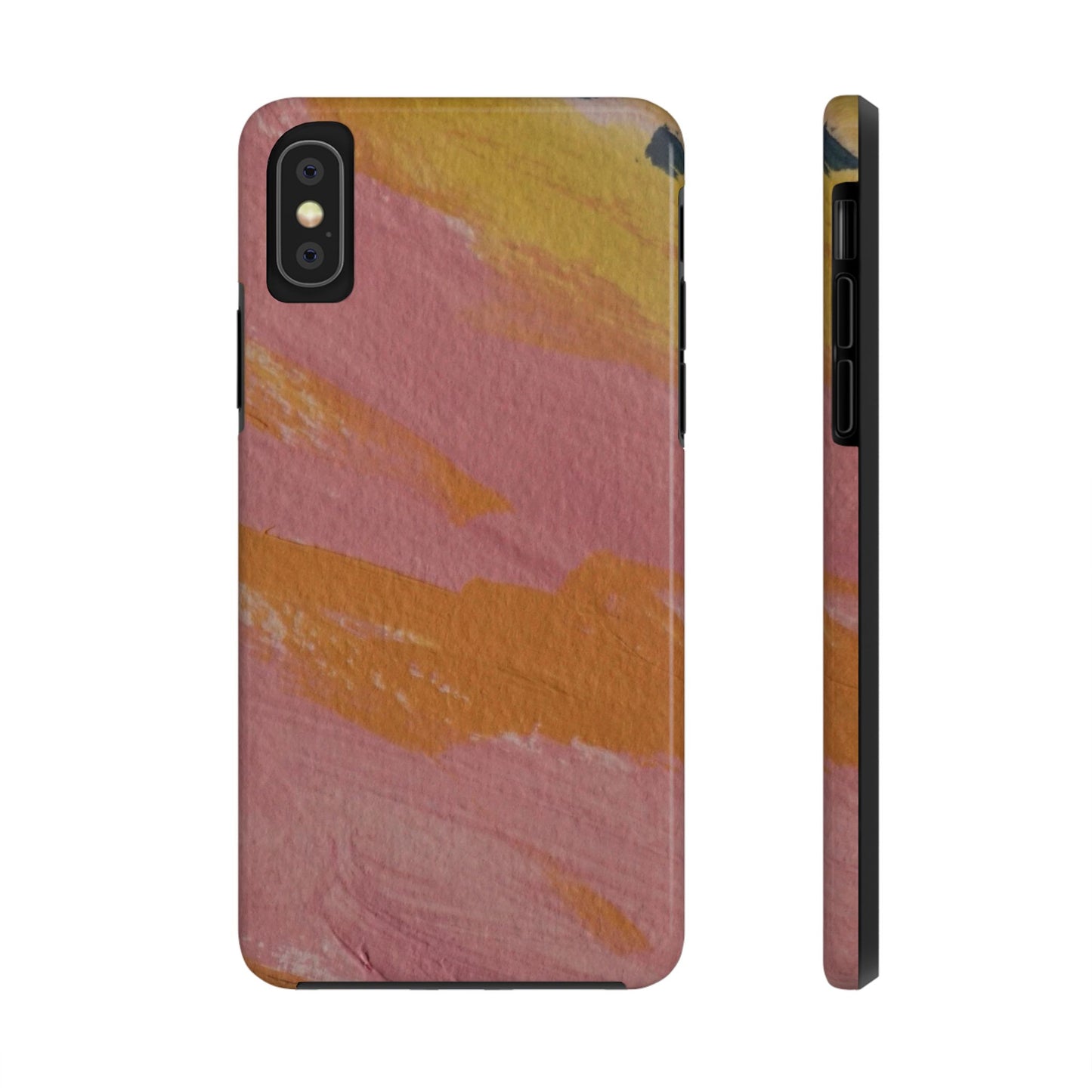 Abstract Pastel Pink Tough Phone Cases