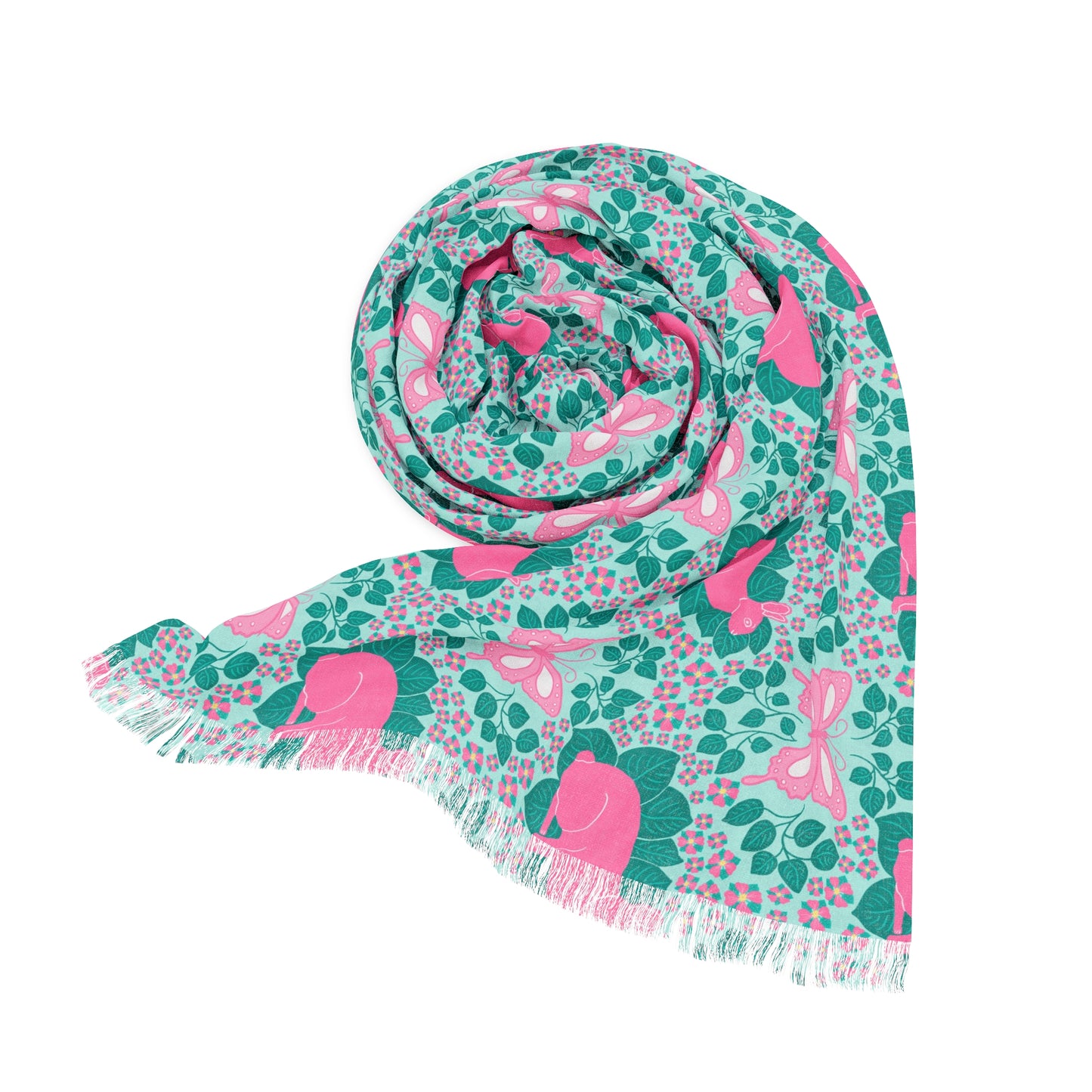 Bunnies & Butterflies Lightweight Scarf