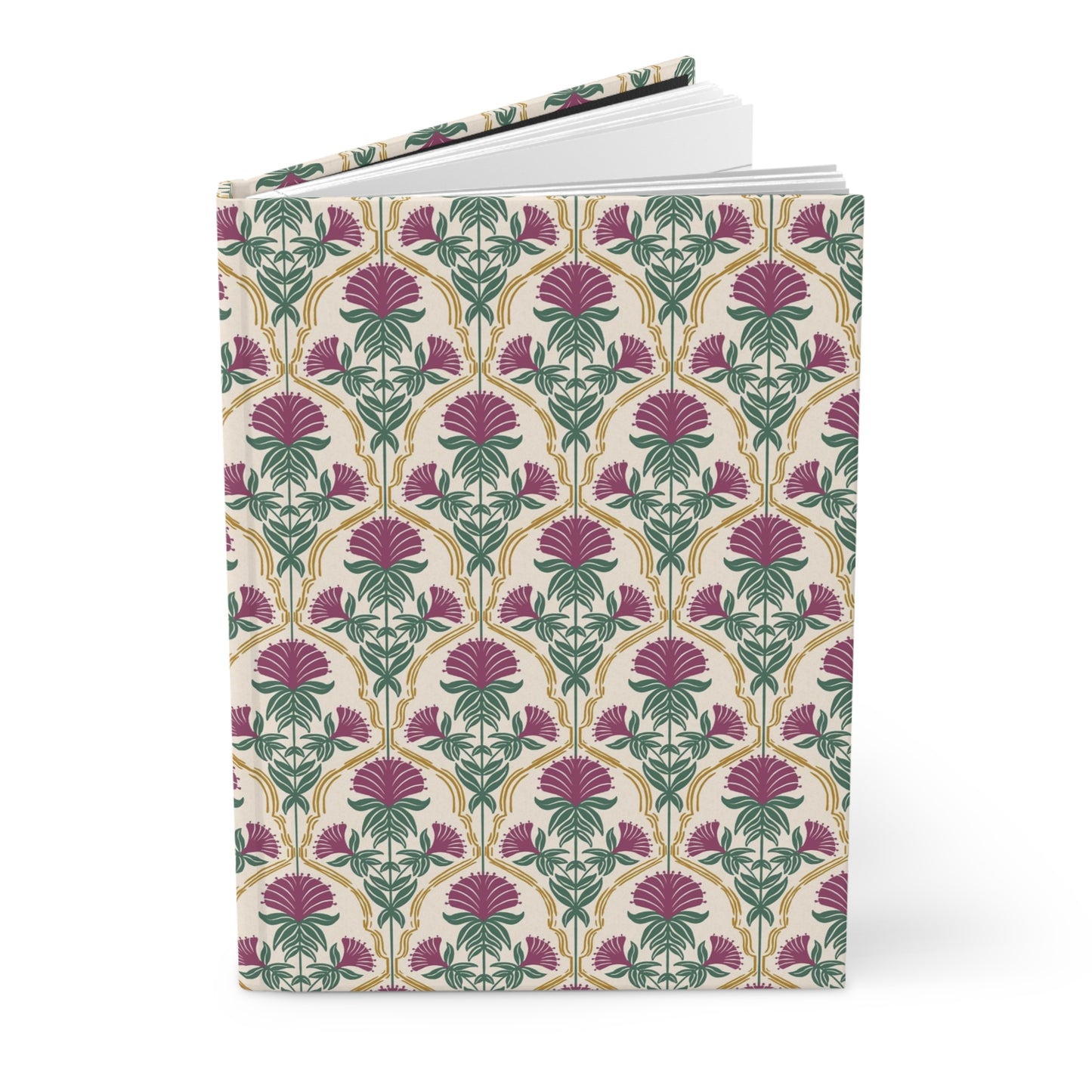 Bergamot Flowers Hardcover Journal Matte