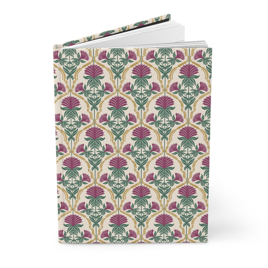 Bergamot Flowers Hardcover Journal Matte