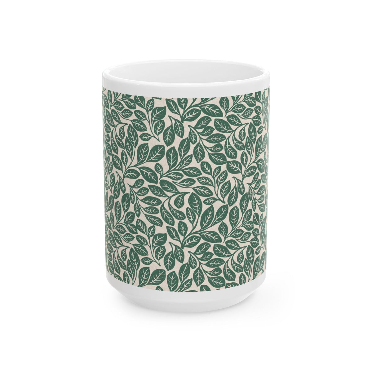 Sassafras Leaves Ceramic Mug 11oz & 15oz