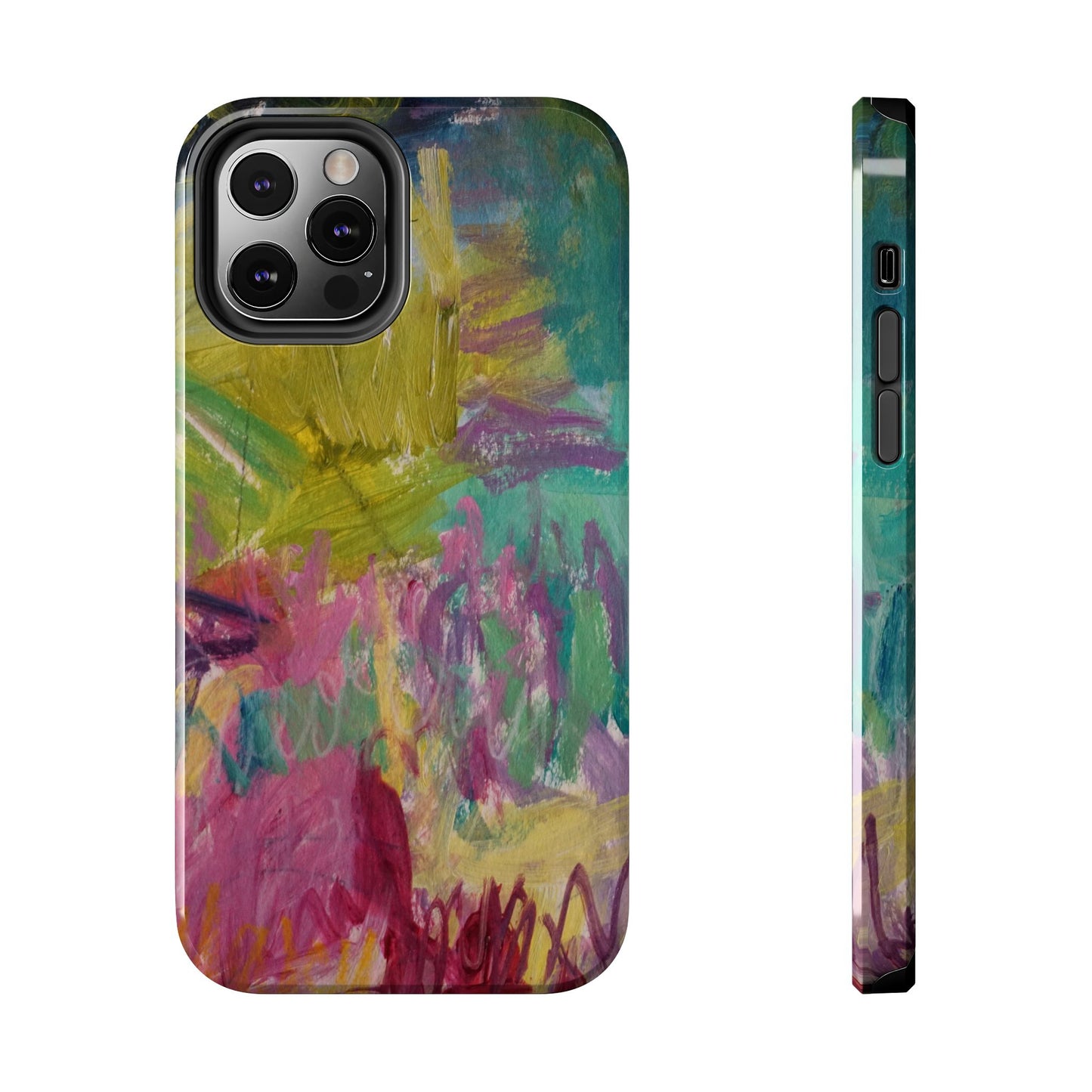 Abstract Pastel Tough Phone Cases