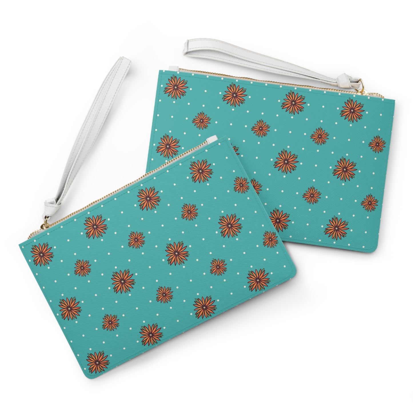 Dots & Daisies Clutch Bag