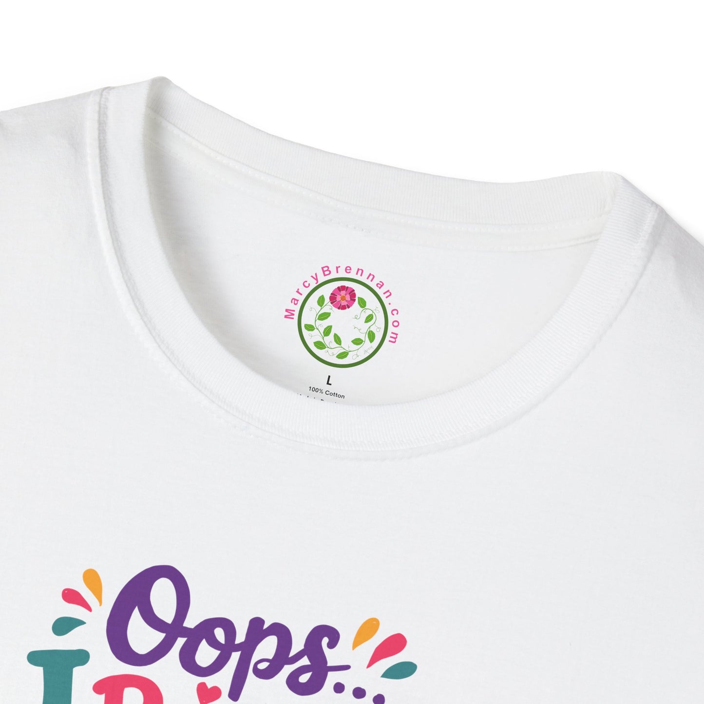 Coloring Supplies T-Shirt — "Oops I Bought More Coloring Supplies" Floral Graphic