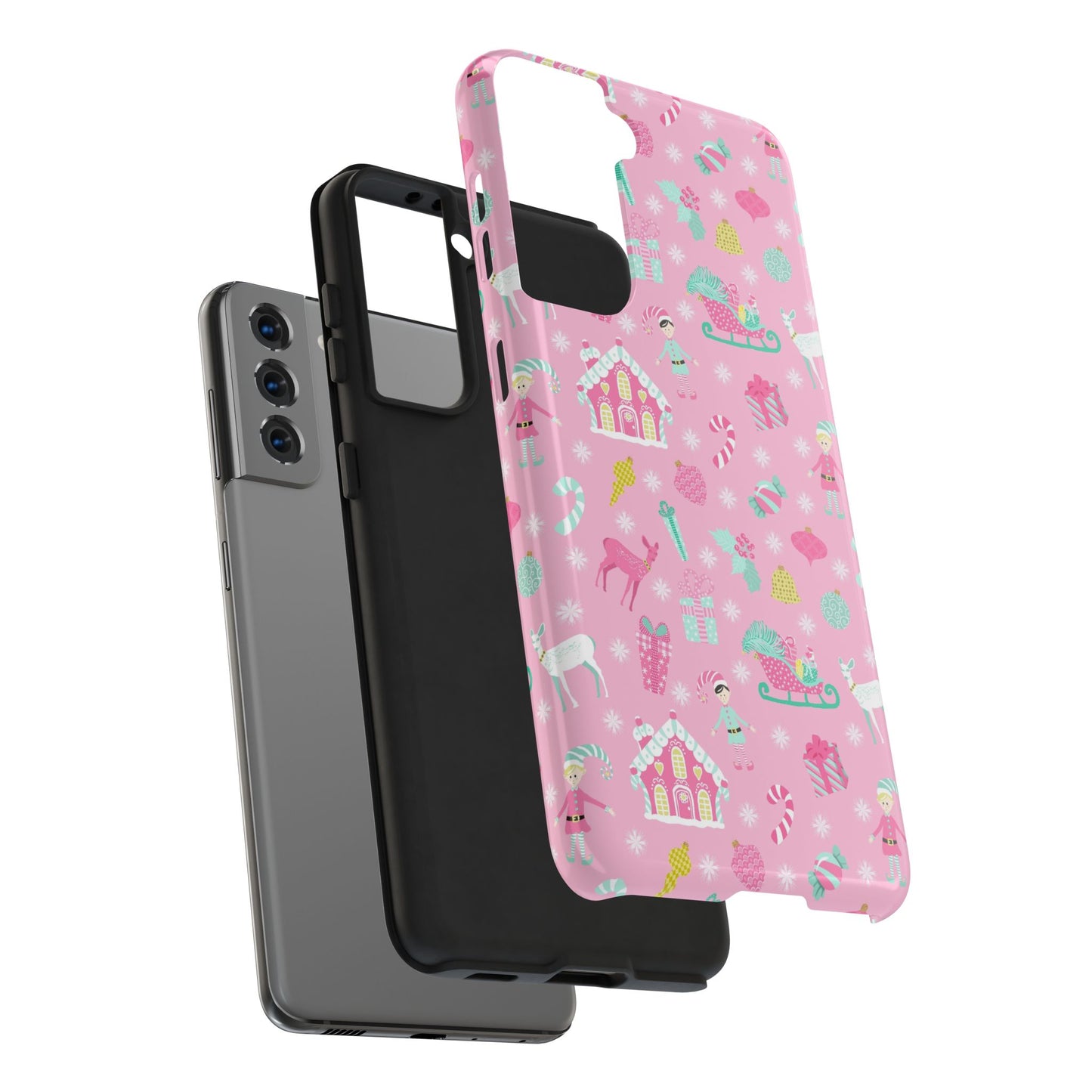 Pastel Christmas Tough Phone Cases