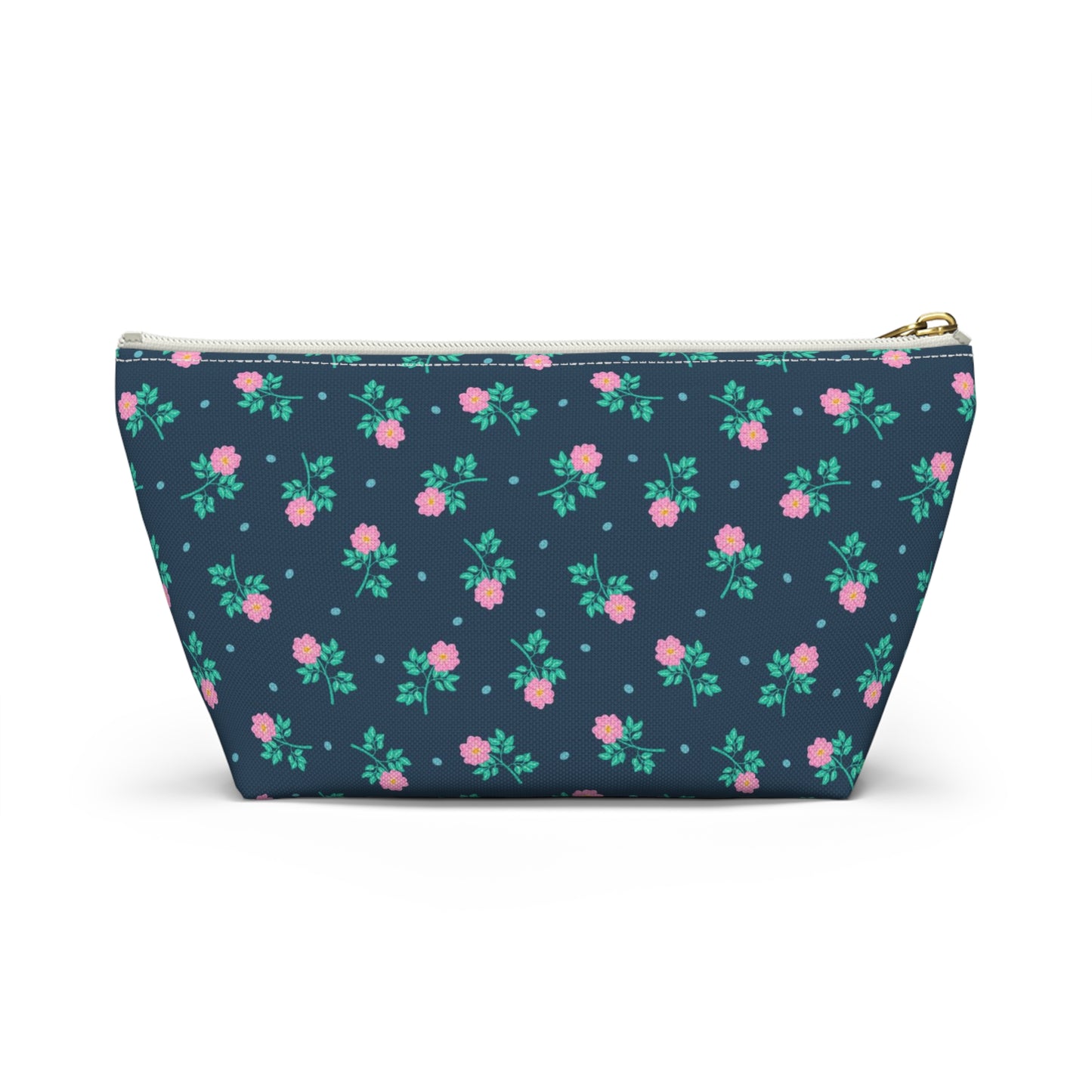 Wild Roses Chintz Accessory Pouch