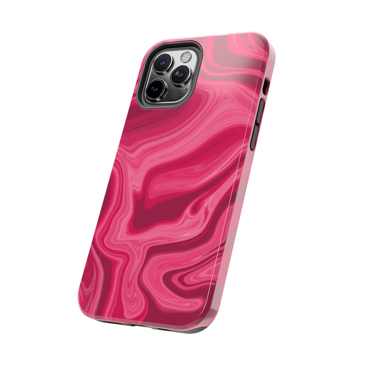 Rosy Swirls Tough Phone Cases