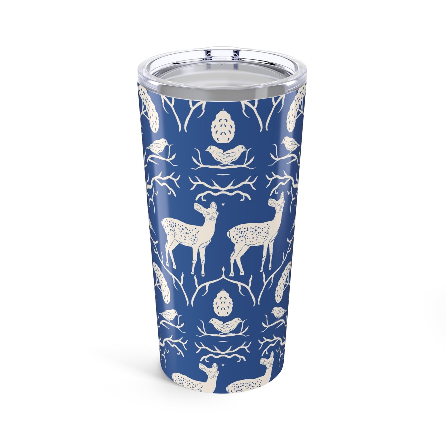 Yarrow, Deer and Goldfinches Tumbler