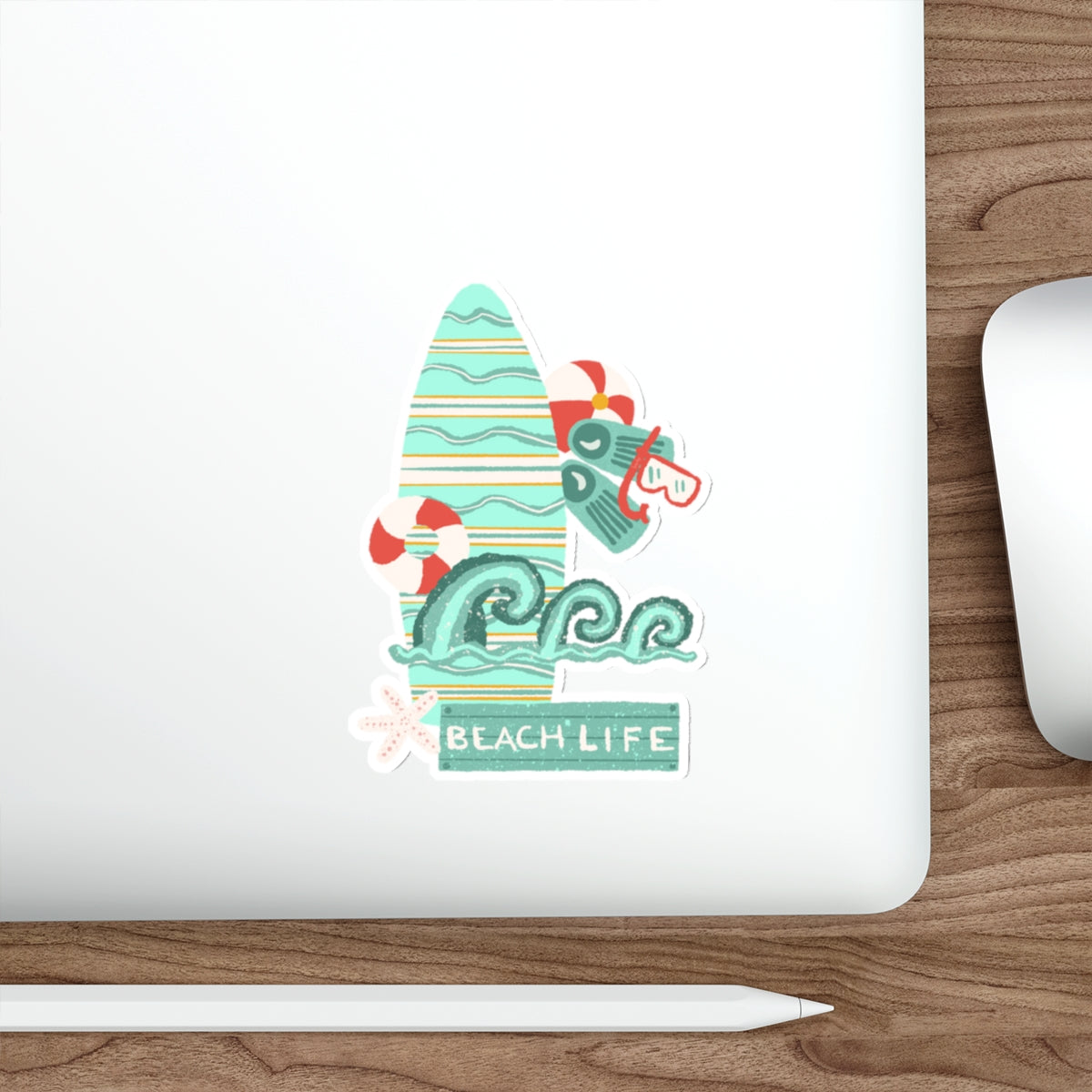 Beach Life Die-Cut Stickers