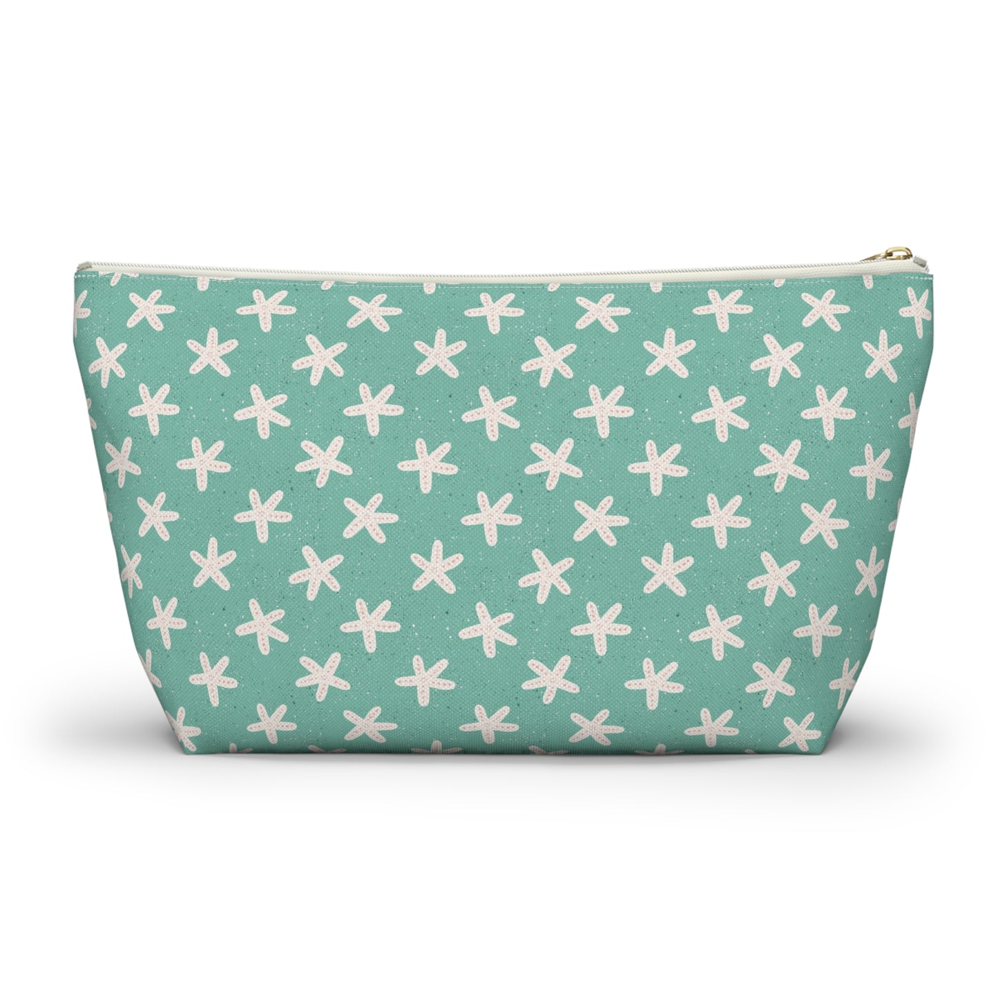 Starfish on Sea Green Accessory Pouch