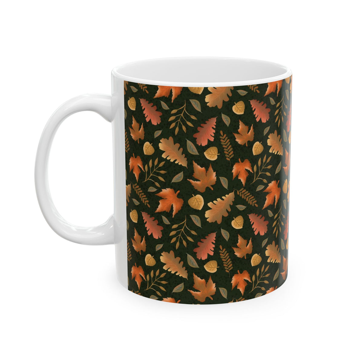 Falling Leaves Ceramic Mug 11oz