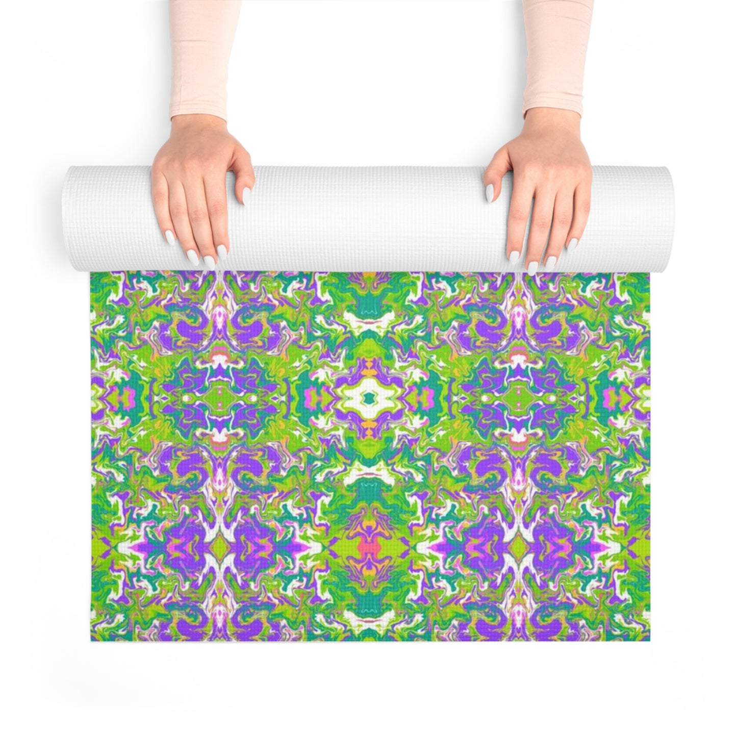 Boho Spring Garden Foam Yoga Mat