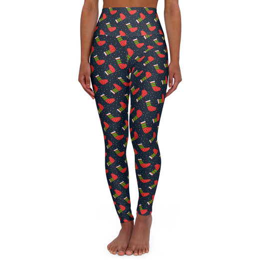 Christmas Stockings High Waisted Yoga Leggings