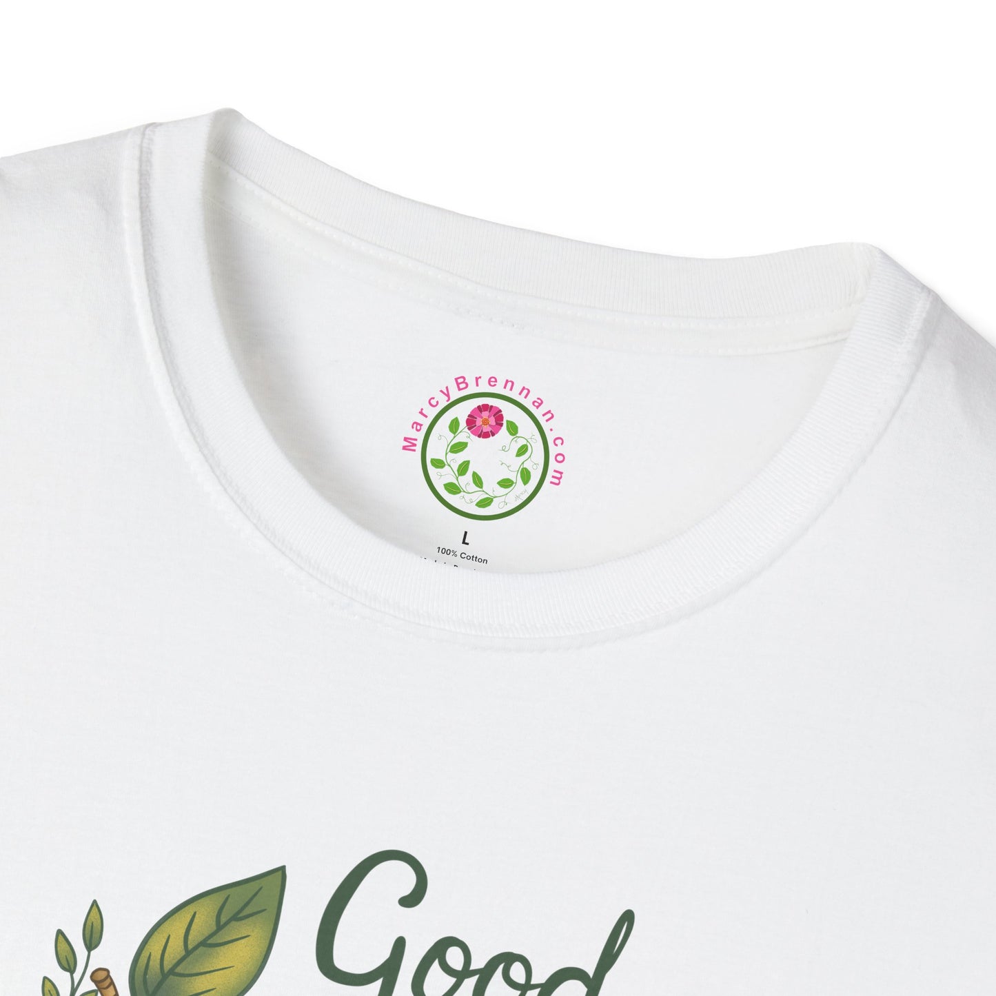 God Grows Pears T‑Shirt — “Good Things Grow with God” Faith Graphic Tee