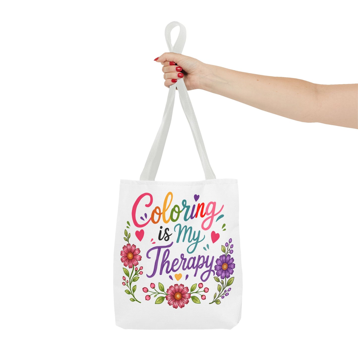 Coloring is My Therapy Tote Bag