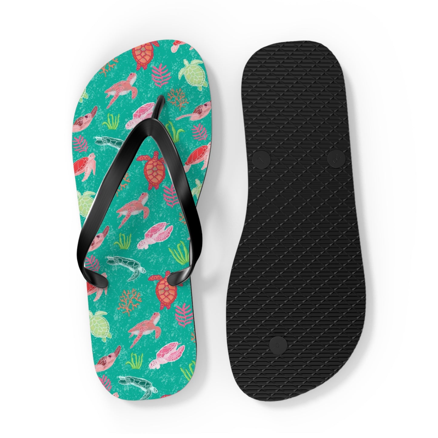 Sea Turtles Flip Flops